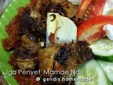 Iga Penyet ala Mamahe Ndis