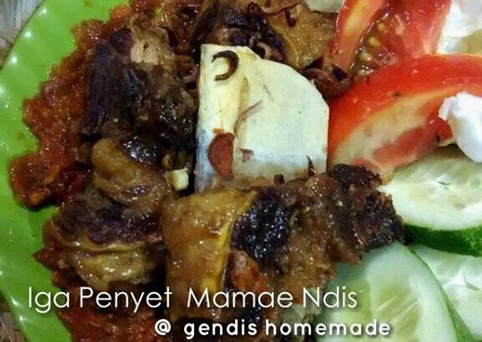  Resep Iga Penyet ala Mamahe Ndis oleh Ndaru Gendis Shinta 