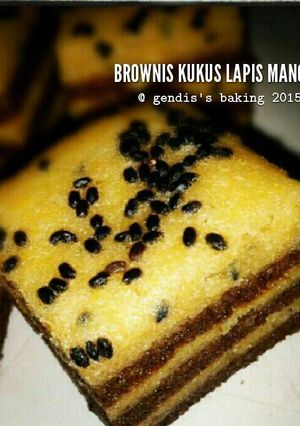 Foto resep Brownis Kukus Lapis Mangga