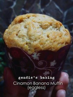 Foto resep Muffin Pisang (tanpa telur) - Cinnamon Banana Muffin