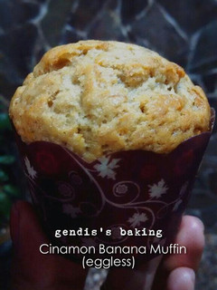 Foto resep Muffin Pisang (tanpa telur) - Cinnamon Banana Muffin