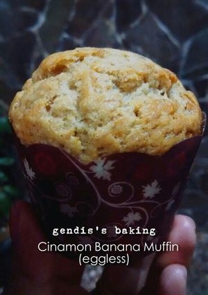 Foto resep Muffin Pisang (tanpa telur) - Cinnamon Banana Muffin