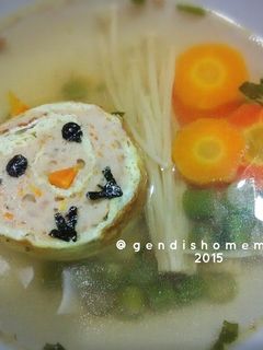 Foto resep Piyo Rollade Soup