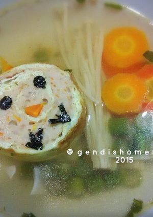 Foto resep Piyo Rollade Soup