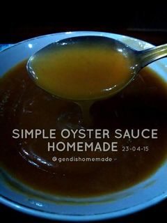 Foto resep Saos Tiram Homemade by Gendis