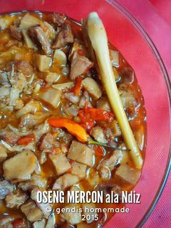 Foto resep Oseng-oseng Mercon 
