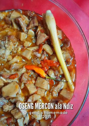 Foto resep Oseng-oseng Mercon 