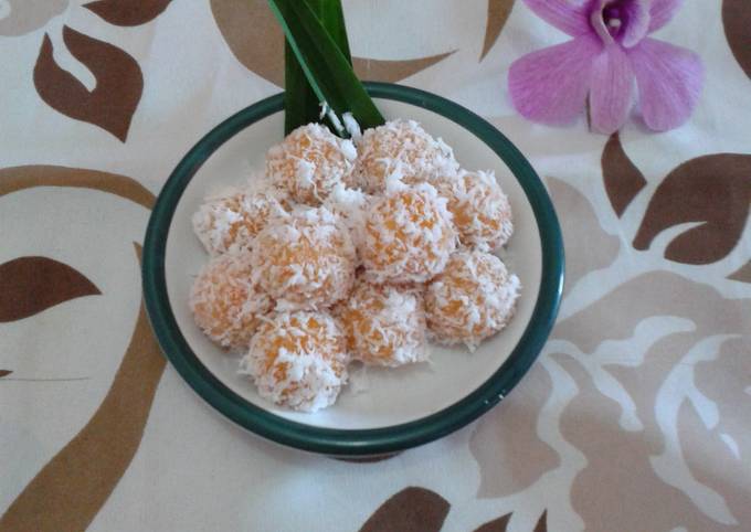 Resep: Klepon Ubi Kuning Bahan Sederhana