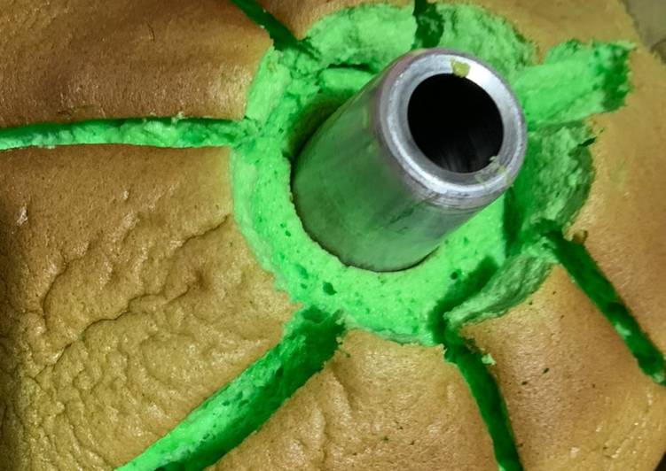 Chiffon pandan putih telur lembut banget resep by ci tintin