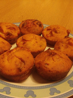 Foto di Muffin alla zucca, salsiccia e mozzarella