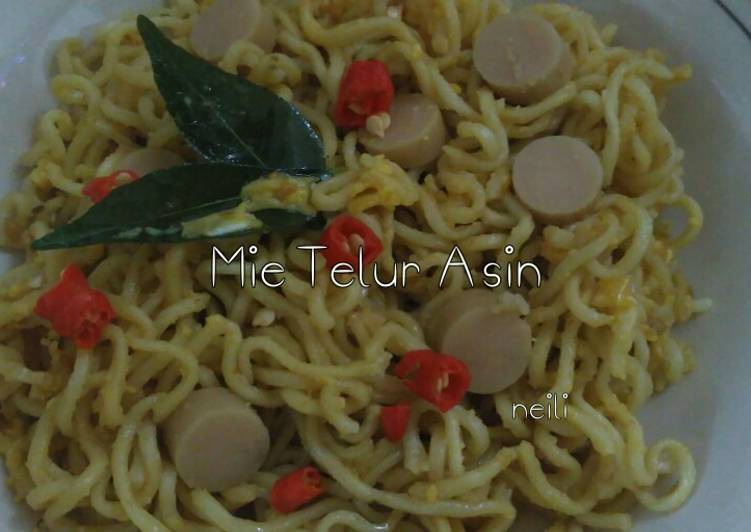 Resep Mie Telur Asin yang Menggugah Selera