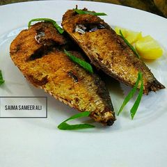 A picture of Fried fish in my style.
