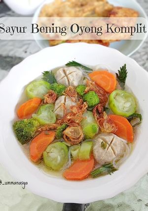 Foto resep Sayur Bening Oyong Komplit