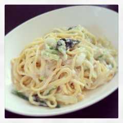 A picture of Easy Cream Pasta with White Sauce.