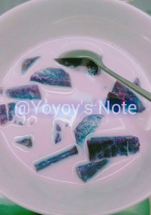 Foto resep Nyimplung Susu Ubi Ungu