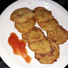 A picture of Fried mashed potato.