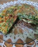 Tortilla de acelga en sartén