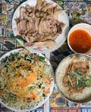 Bún măng vịt + trộn gỏi