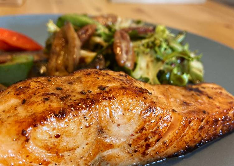 Pan fried salmon π?