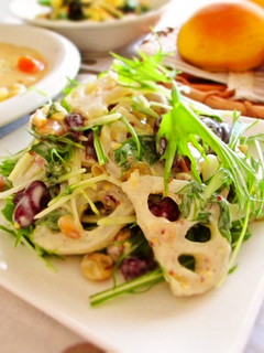 A picture of Japanese-Style or Western-Style? Lotus Root and Bean Deli-Style Salad.