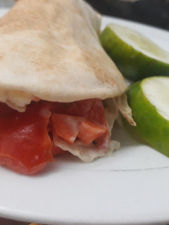 A picture of Homemade shawama.
