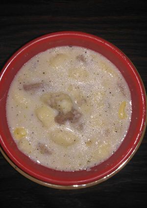 A picture of Banana sapota salad.