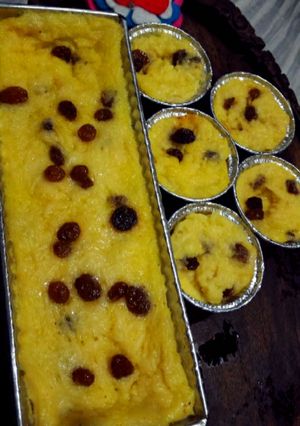 Foto resep puding roti kukus