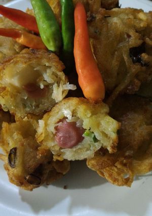 Foto resep kentang serut isi sosis keju
