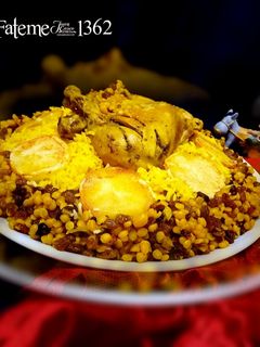 عکسی از دستور مچبوس مرغ کویتی