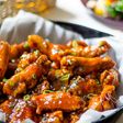 Peach Chipotle Honey Wings