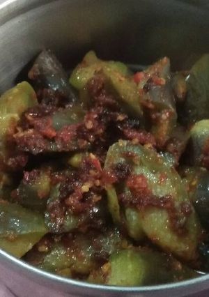 Foto resep Terong rebus pedas