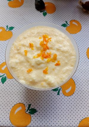 Una foto de Mousse de naranja
