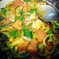 A picture of Sauted vegetable.