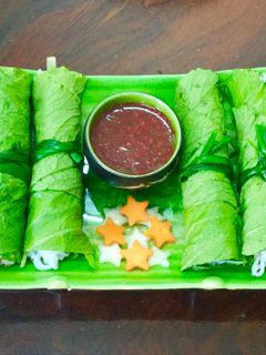 Hình của món Cuốn diếp.