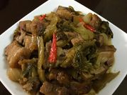 Hình ảnh của thịt heo quay kho nước tương