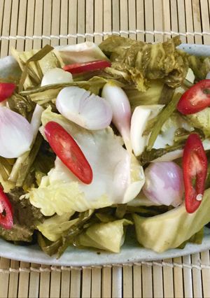 Hình của món Dưa cải muối .