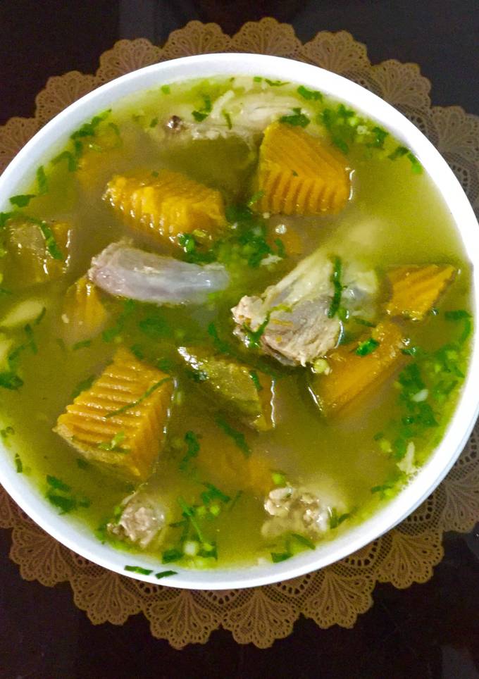 Hình của món Canh bí đỏ (Bí ngô).