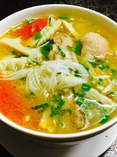 Hình của món Bún măng vịt.