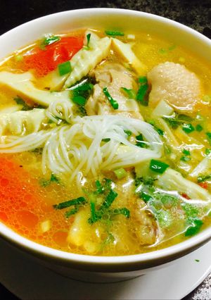 Hình của món Bún măng vịt.