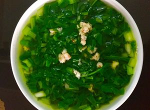 Hình của món Canh cải ngồng.