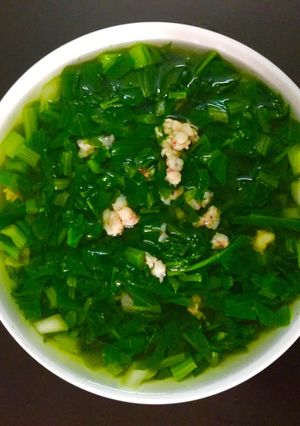 Hình của món Canh cải ngồng.