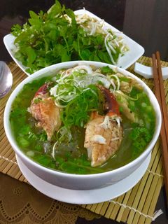 Hình của món Miến cua.