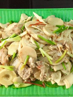 Hình của món Măng xào .