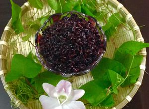 Hình của món Cơm rượu nếp cẩm.