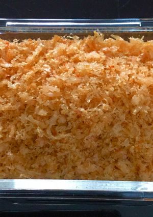 Hình của món Chà bông tôm tươi.(Tôm cháy).