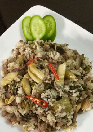 Hình của món Cơm rang dưa bò.