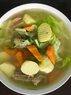 Hình của món Canh xương hầm rau củ.