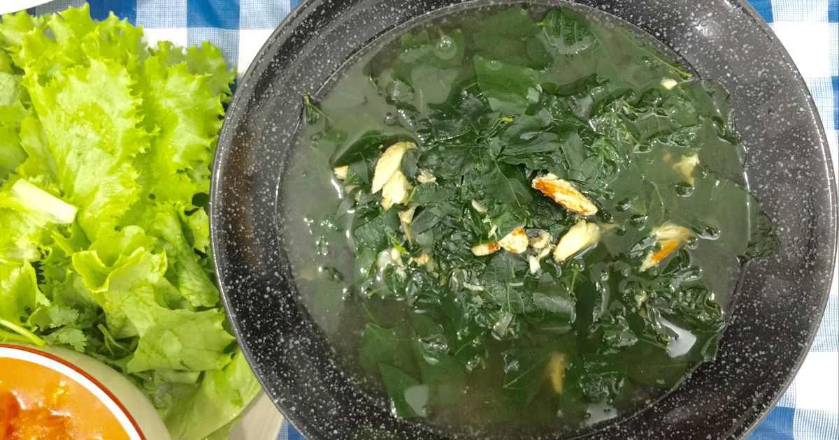 Cách Làm Món Canh Rau Ngót Nấu Thịt Ghẹ của Chói in the kitchen - Cookpad