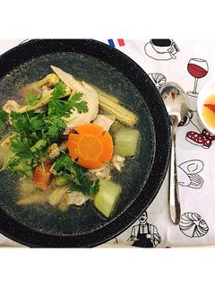 Hình của món Súp gà nấu susu.