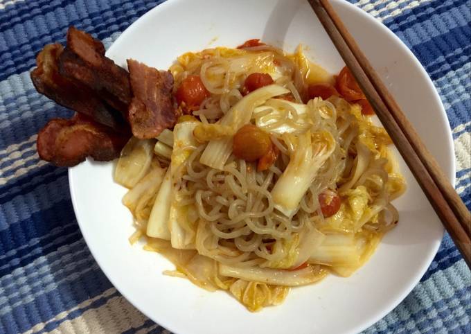 Bún shirataki xào bacon hình đại diện món